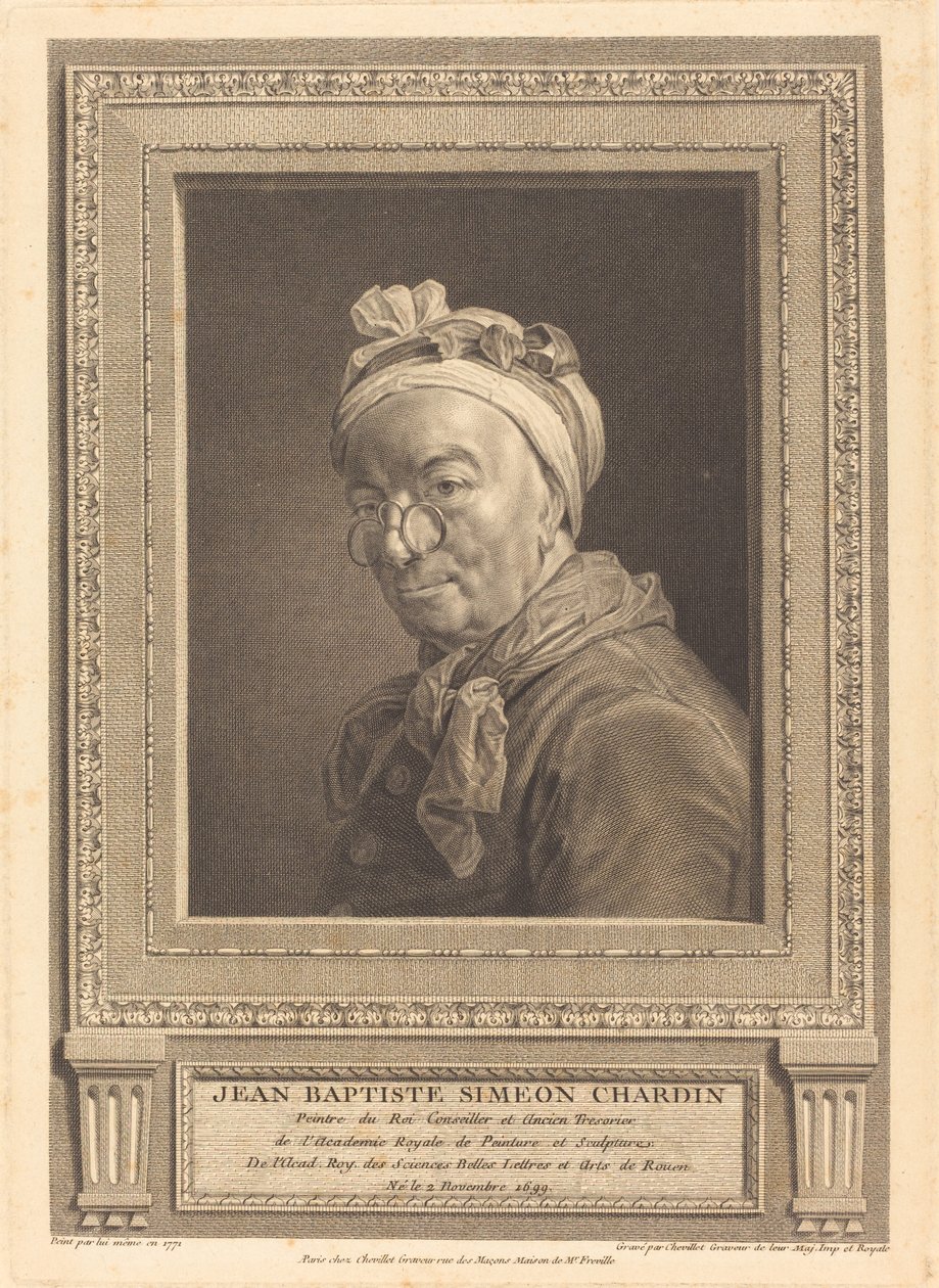 Jean Baptiste Simeon Chardin alkotó: Juste Chevillet after Jean Siméon Chardin