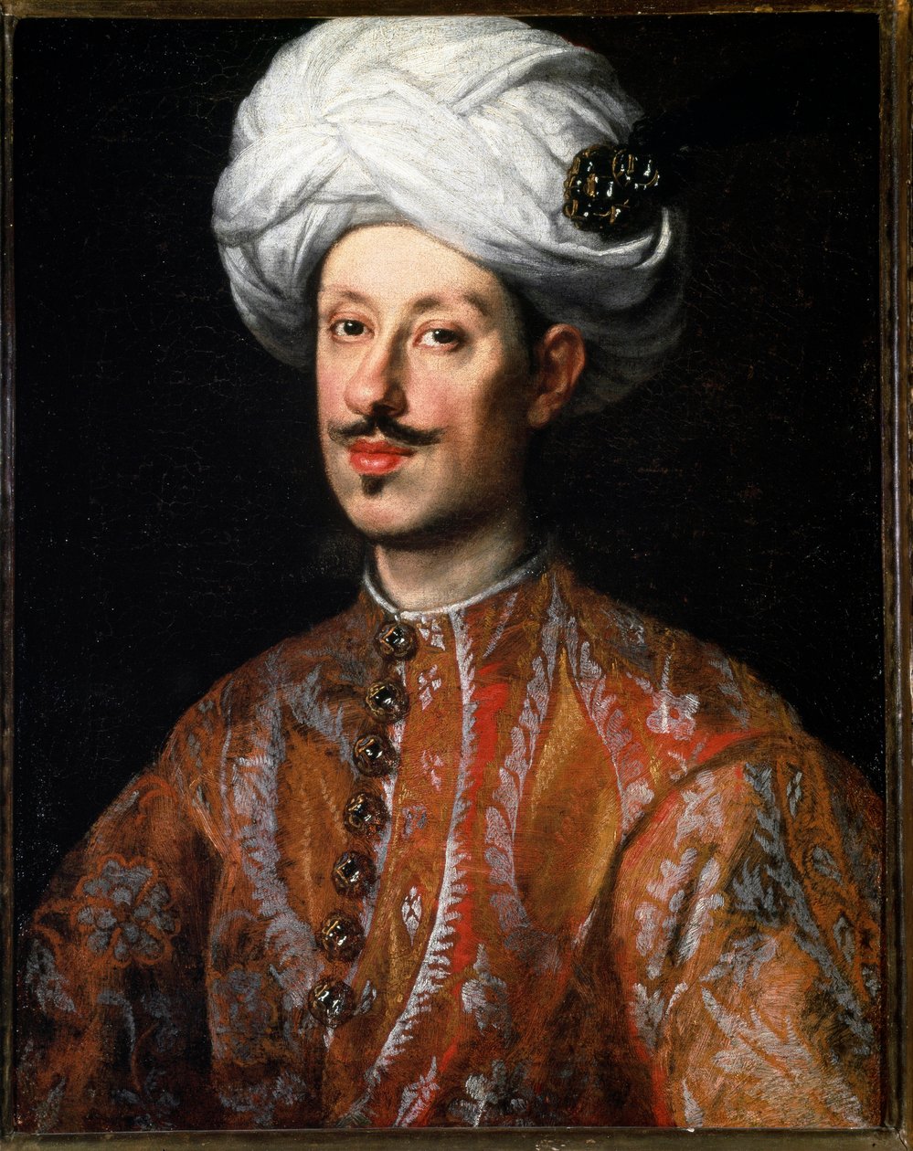 Ferdinando II de Medici (Ferdinand II de Medicis) (1610-1670) portréja keleti viseletben Justus Sustermans (1597-1681) festménye 17. század Firenze, Pitti-palota alkotó: Justus Sustermans