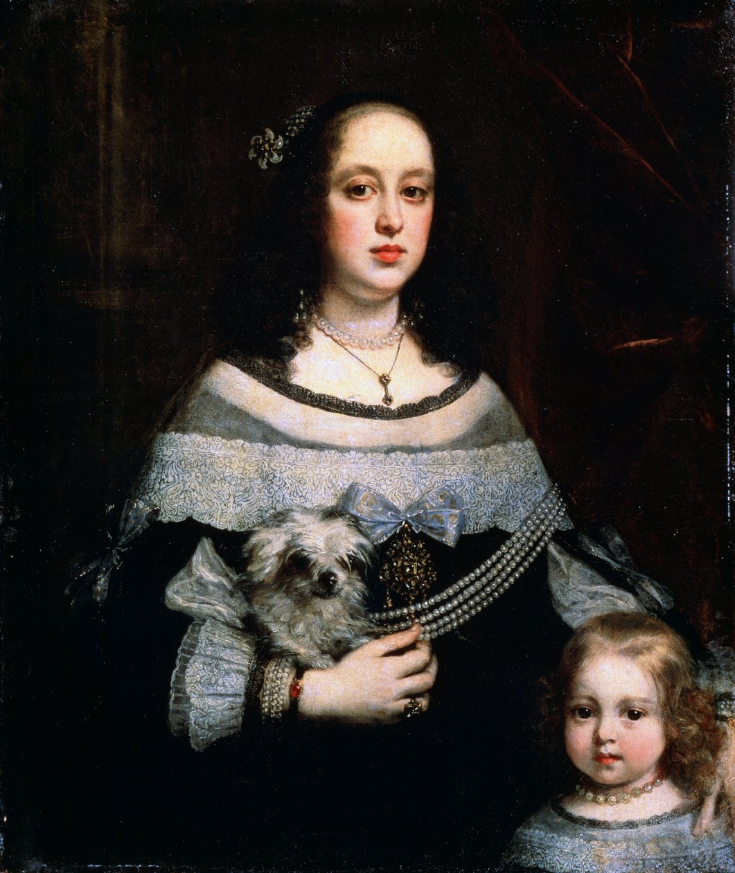 Egy hölgy és egy kislány portréja, c1660 alkotó: Justus Sustermans