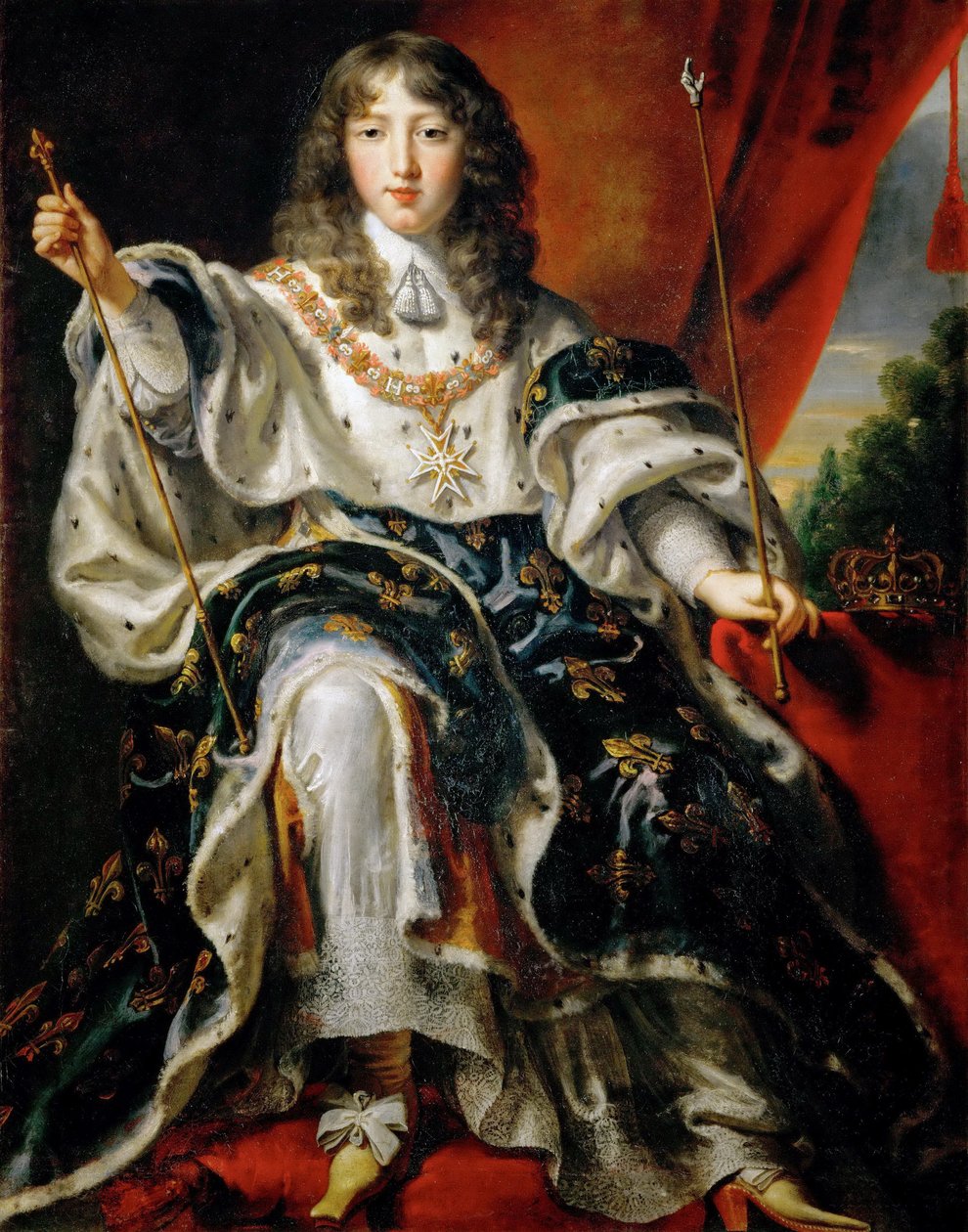 Németül: XIV. Lajos francia király (1638-1715) XIV. Lajos francia király (1638-1715) alkotó: Justus van Egmont