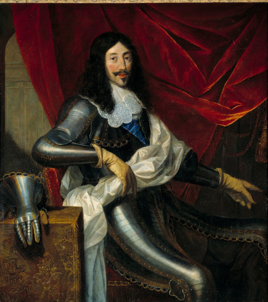 XIII. Lajos (1601-1643) francia király portréja – Juste D