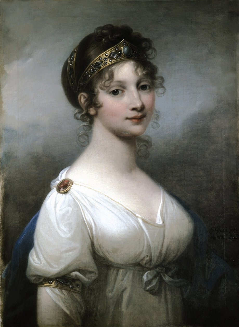 Lujza porosz királynő portréja 1776-1810, 1802 alkotó: Józef Grassi