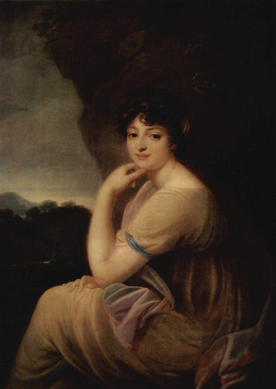 Ekaterina Bakunina portréja 1777-1846, p. 1815 alkotó: Józef Grassi