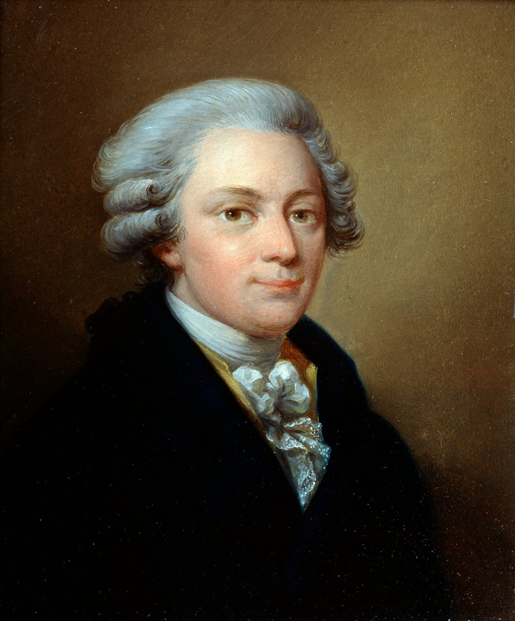 Wolfgang Amadeus Mozart zeneszerző portréja, 1756-1791, c1783 alkotó: Józef Grassi