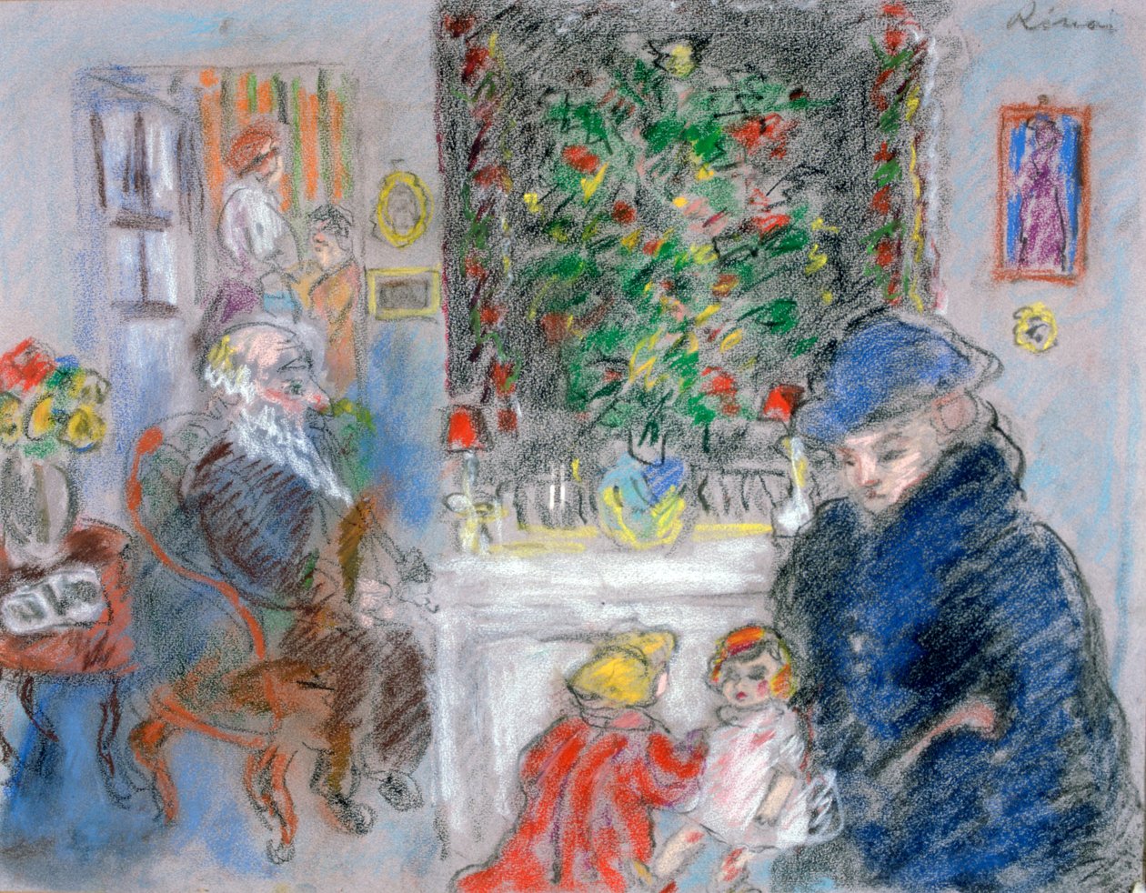 Karácsony, 1881-1927 alkotó: József Rippl Rónai