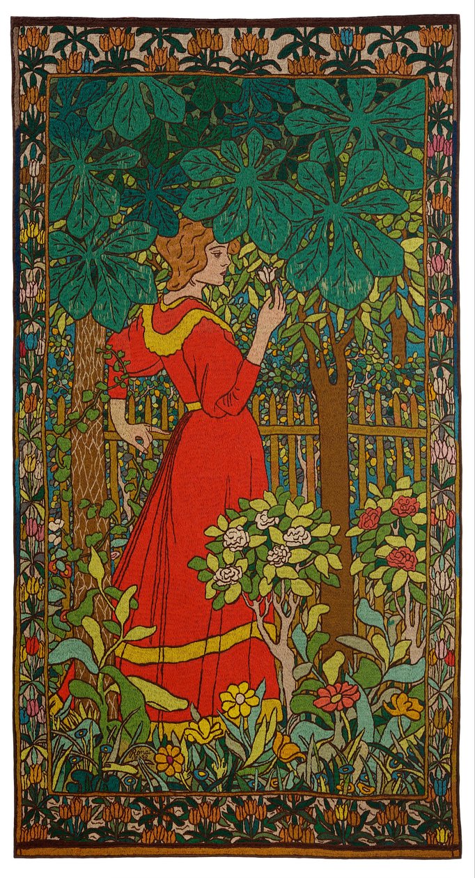 Nő pirosban alkotó: József Rippl Rónai