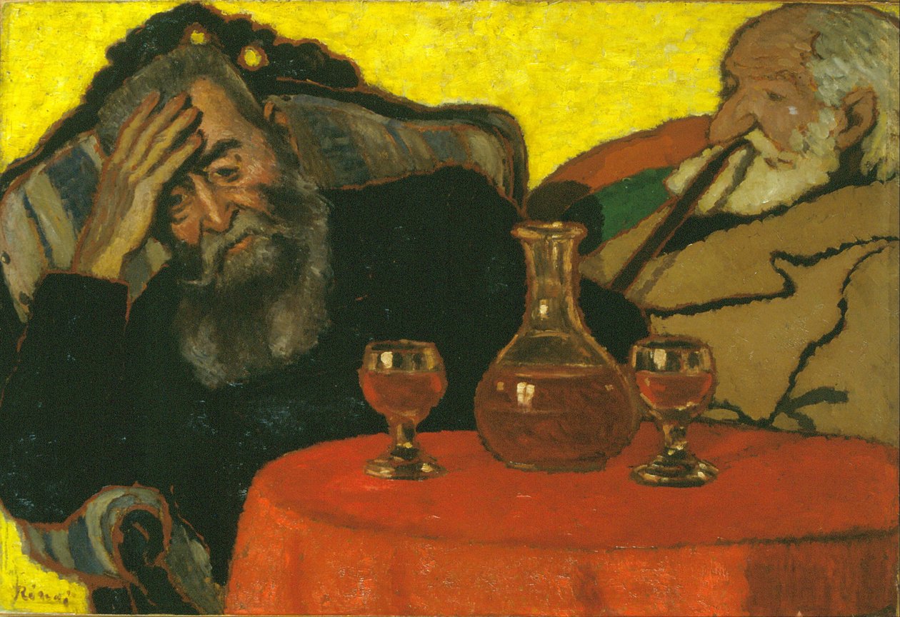 Apám és Piacsek, Vörösborral alkotó: József Rippl Rónai