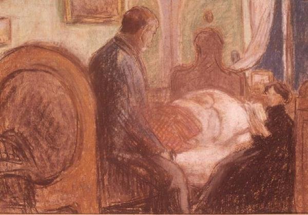 Odon a magas lázban, 1901 (pasztell) alkotó: József Rippl Rónai