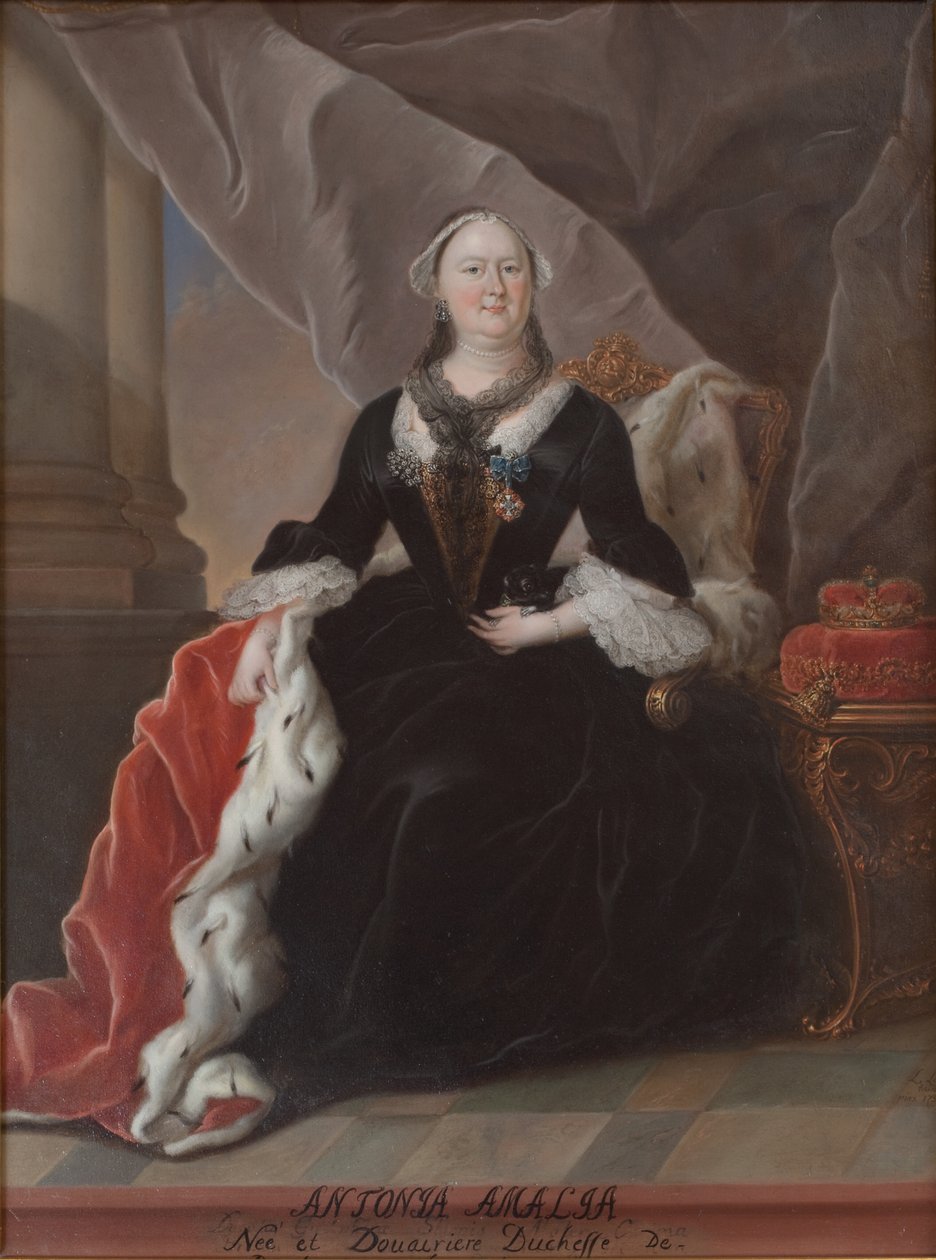 Antónia Amália. Brunswick és Lüneburg hercegné. 1696. április 22-én született alkotó: KMS Stroe 16 H Ubekendt