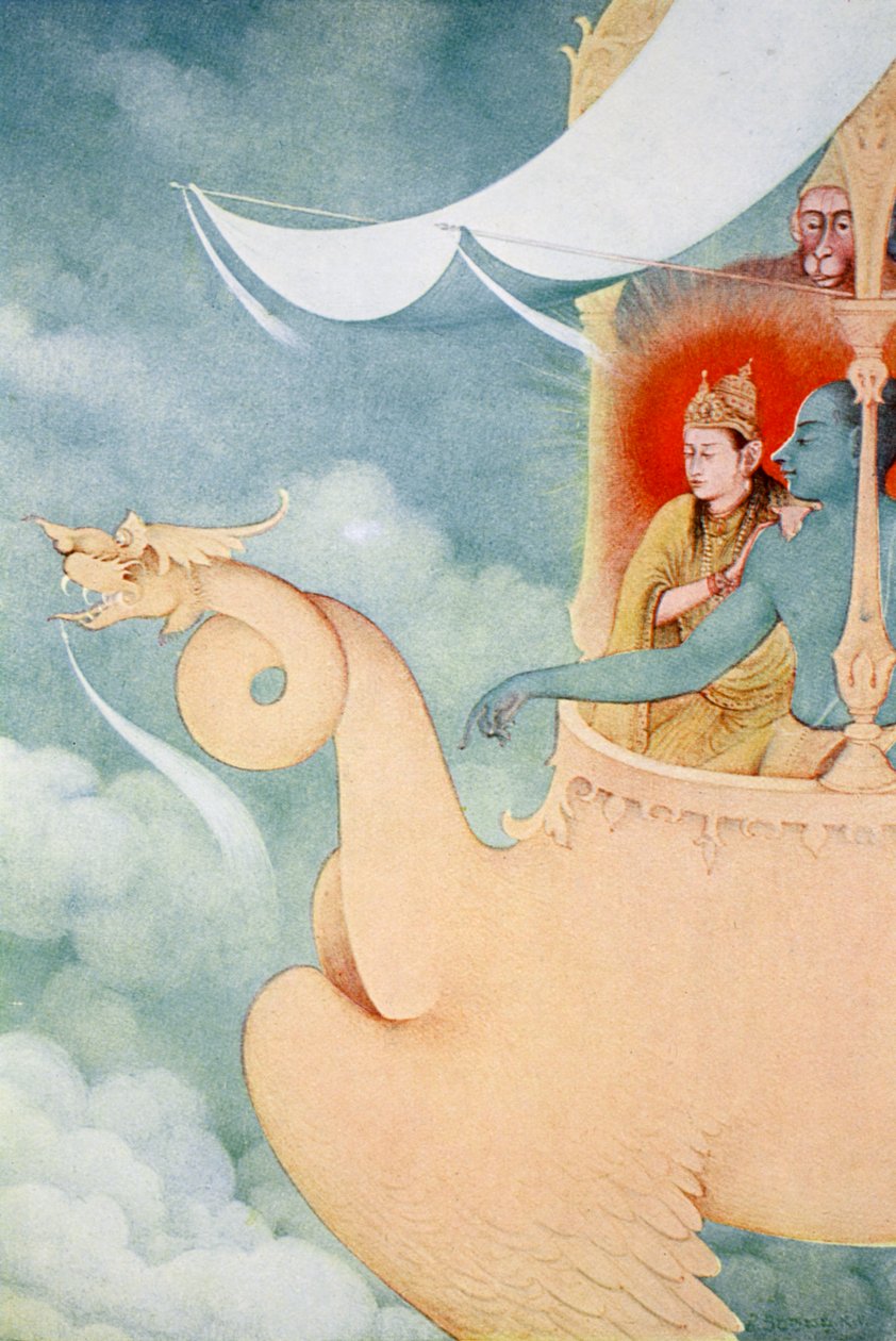 Rama visszatérése, 1913. alkotó: K Venkatappa