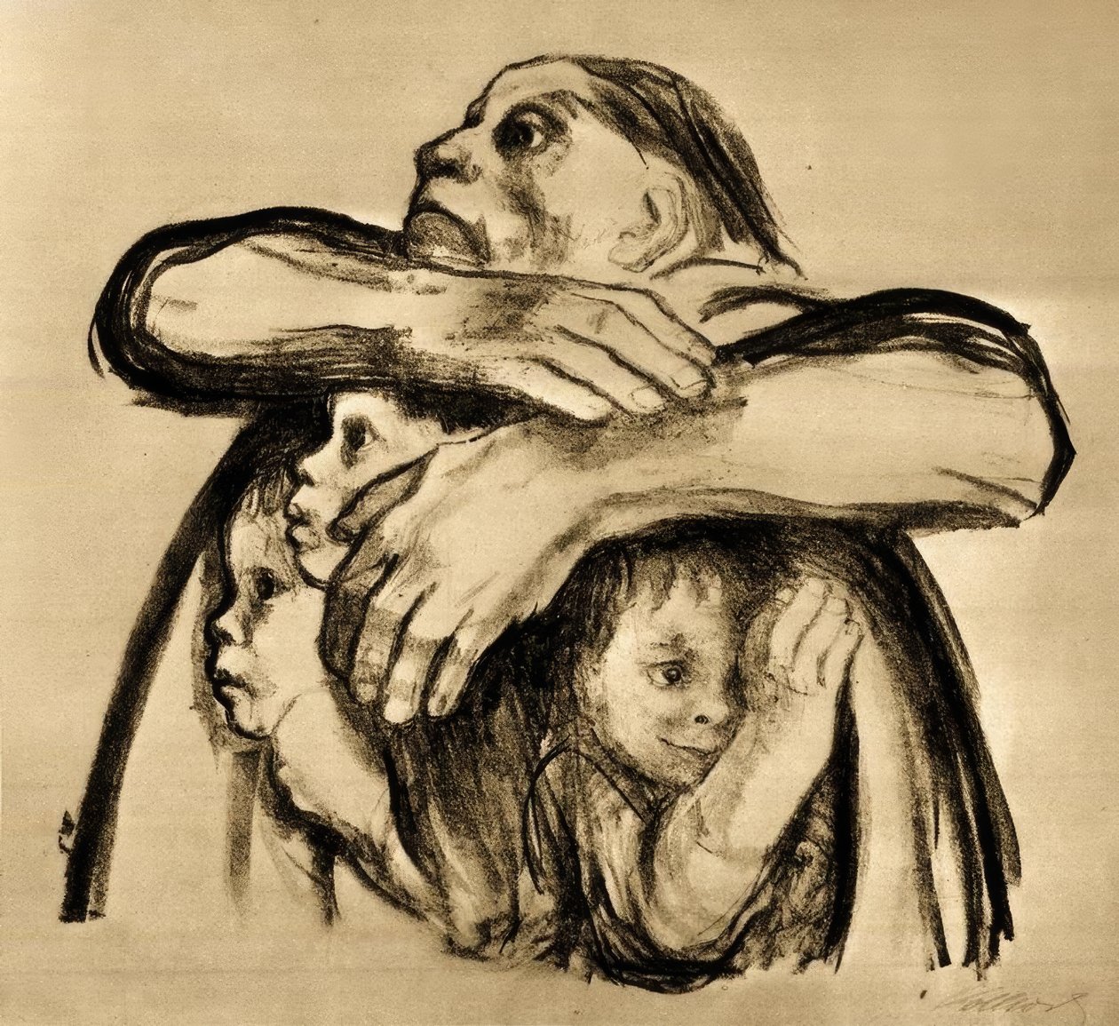 A magokat nem szabad őrölni alkotó: Käthe Kollwitz