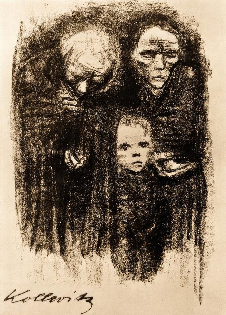 Könyörgés alkotó: Käthe Kollwitz