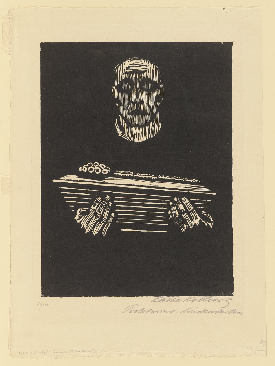 A „Proletariátus” sorozat 3. lapja alkotó: Käthe Kollwitz