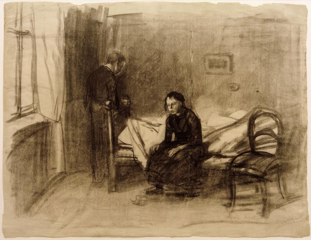 K.Kollwitz, fiatal pár alkotó: Käthe Kollwitz