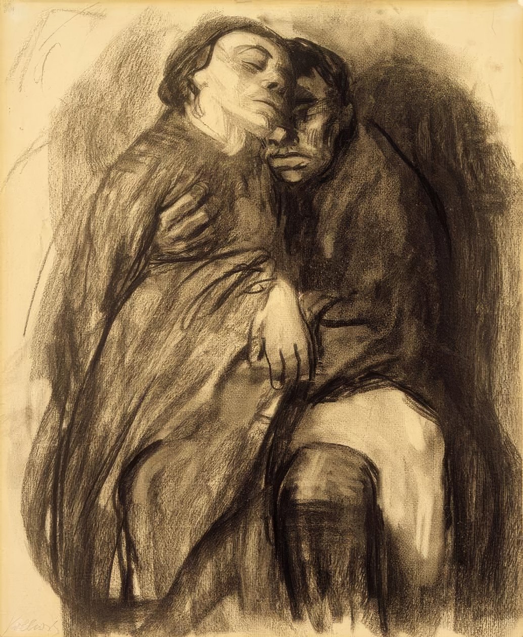 K. Kollwitz, szerelmesek alkotó: Käthe Kollwitz