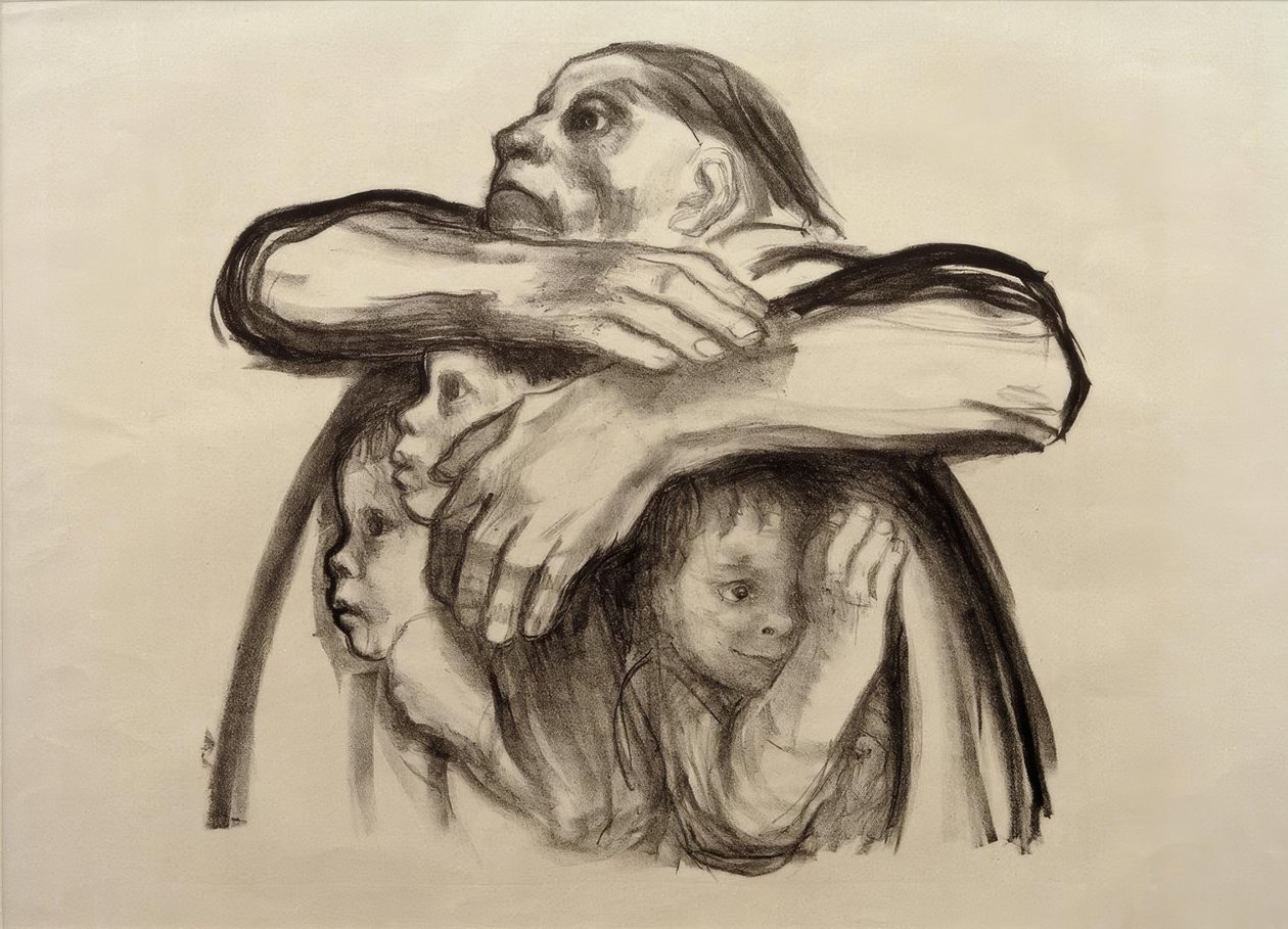 K. Kollwitz, a magokat nem szabad őrölni alkotó: Käthe Kollwitz