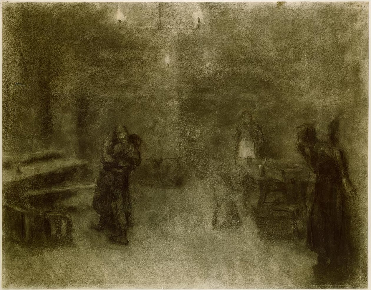 Käthe Kollwitz, jelenet a Germinalból alkotó: Käthe Kollwitz