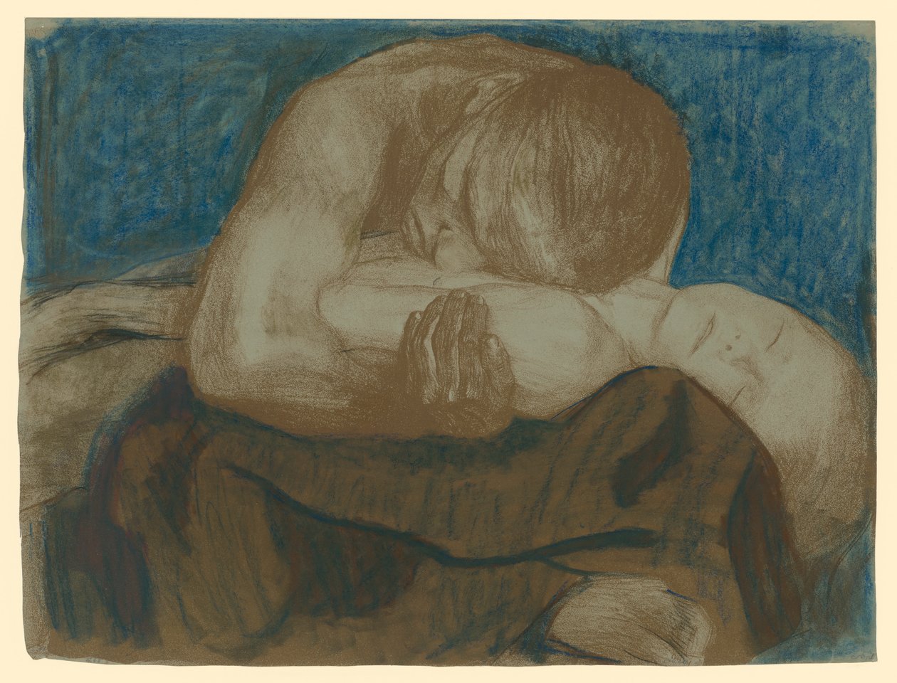 Pietà (1. állapot, egyedi példány) alkotó: Käthe Kollwitz