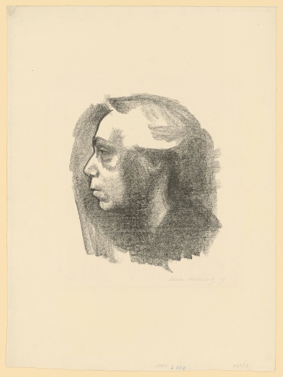 Önarckép (1. állapot) alkotó: Käthe Kollwitz