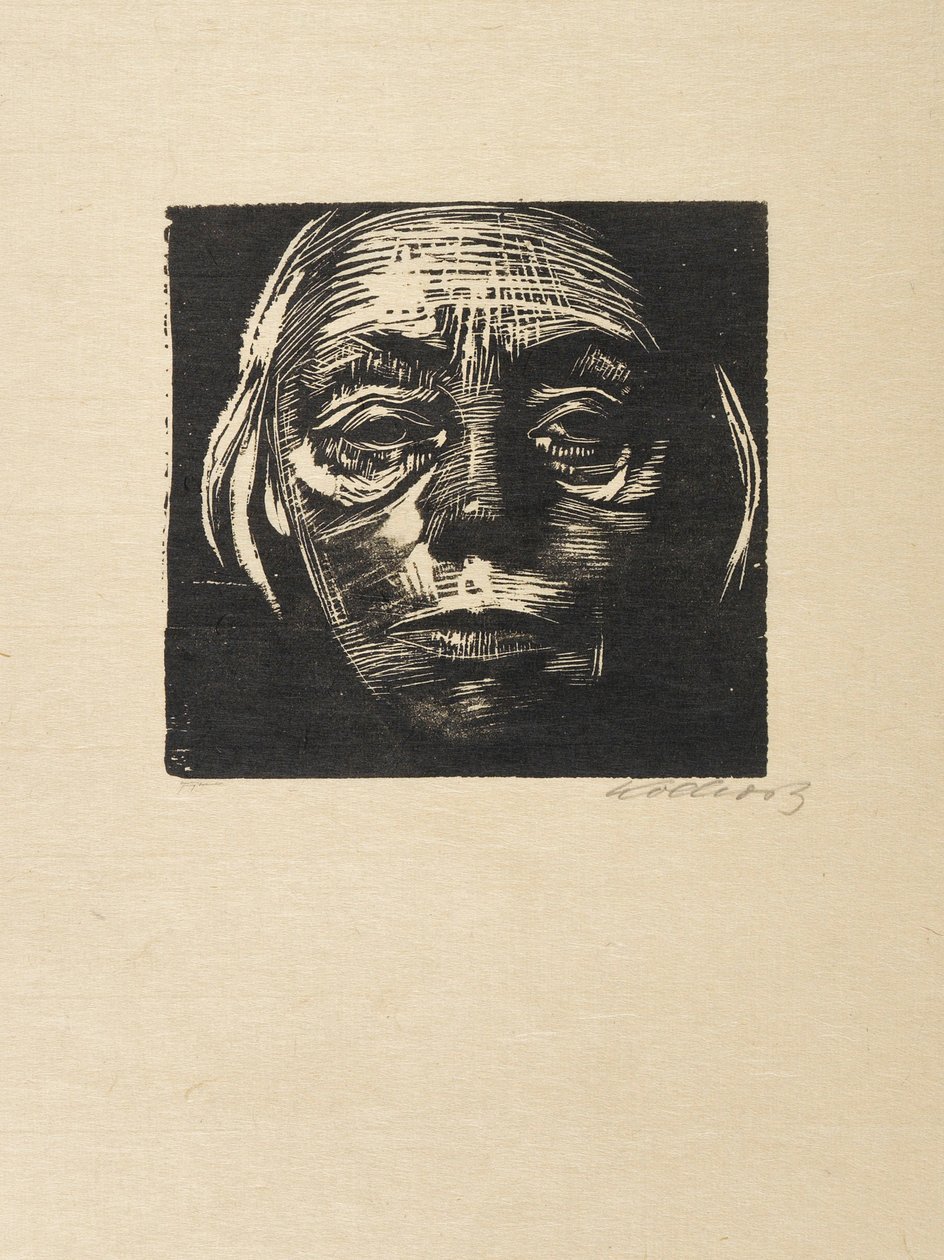 Önarckép, 1923. alkotó: Käthe Kollwitz
