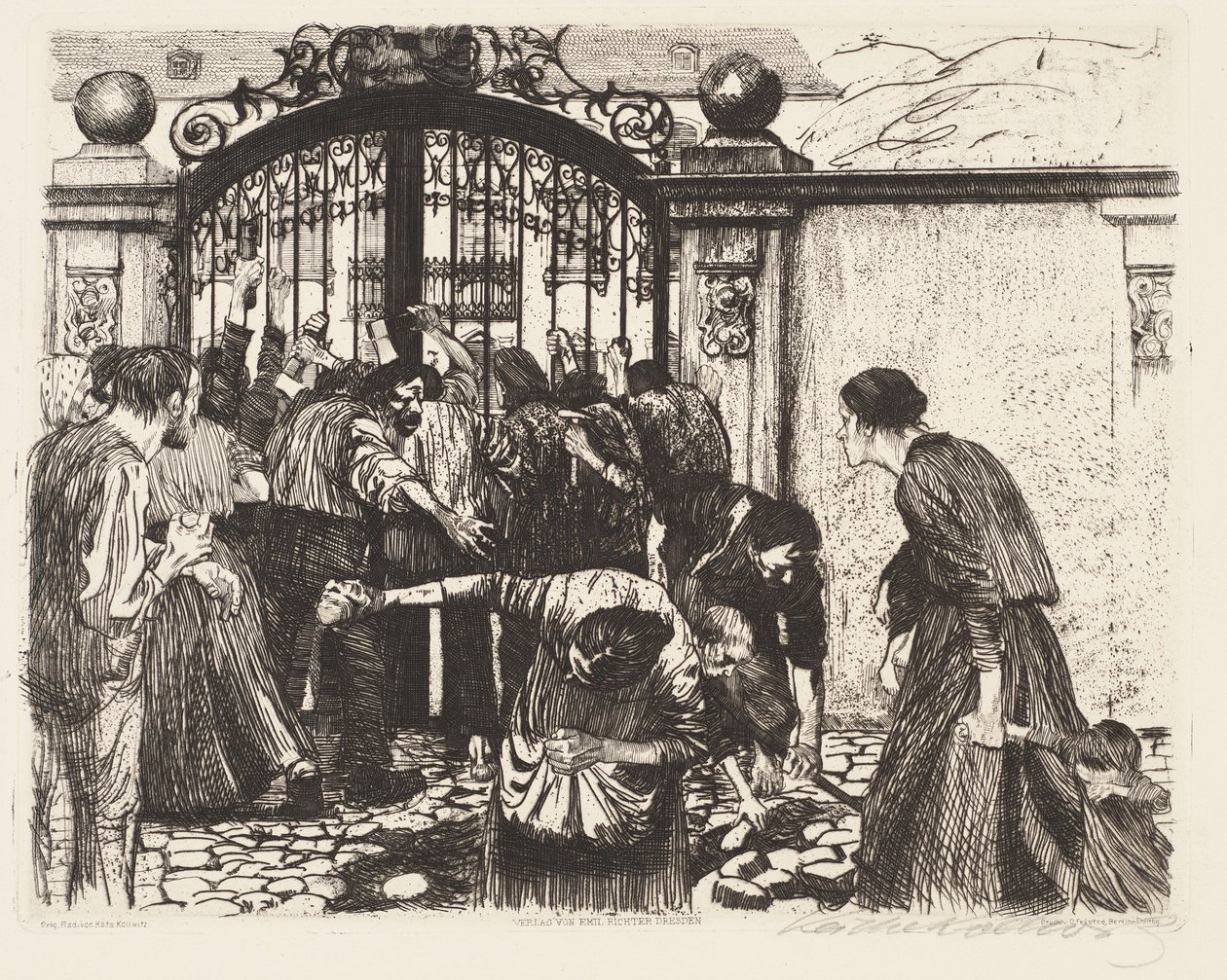 Támadás alkotó: Käthe Kollwitz