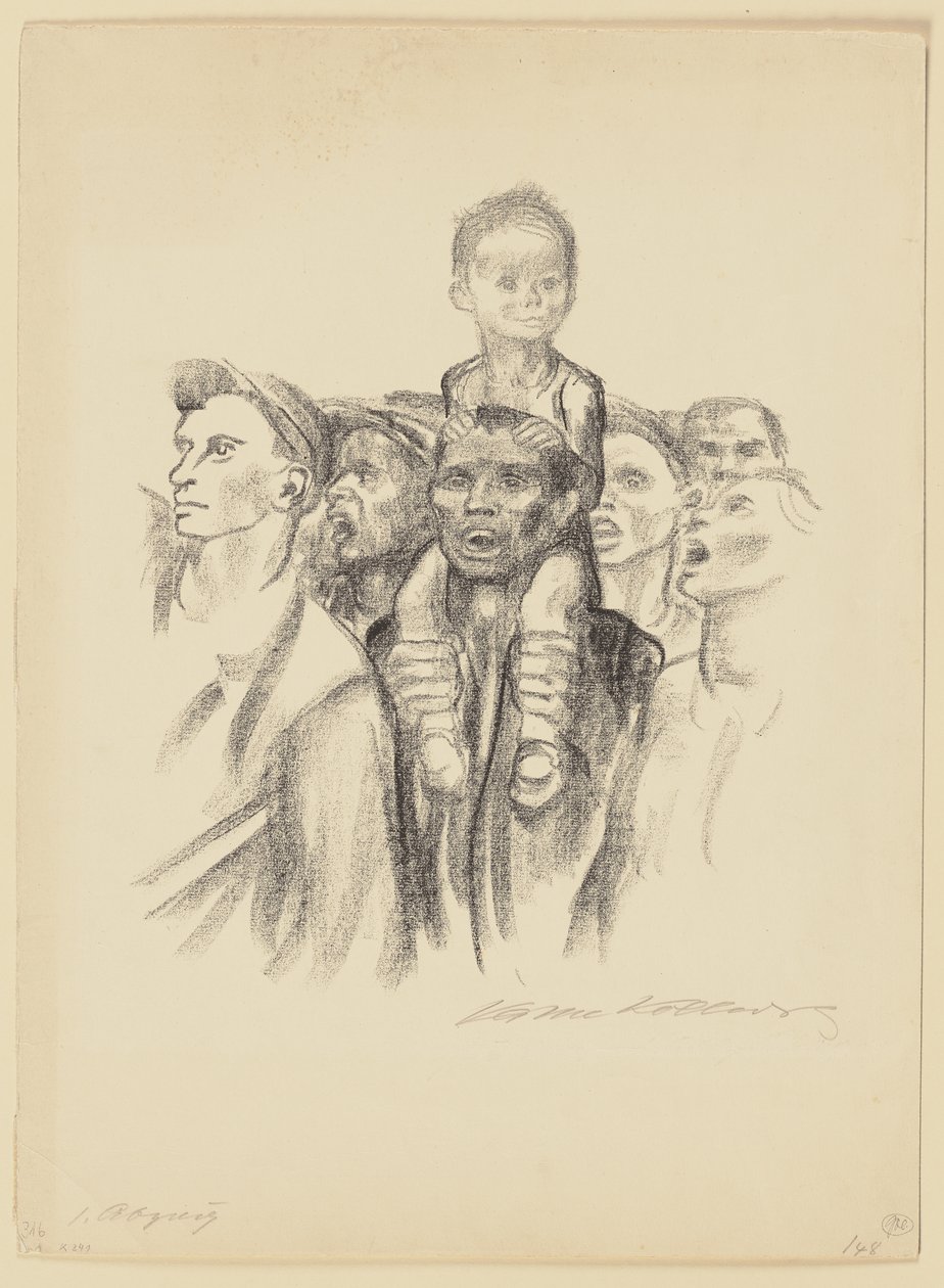 Elvetett változat alkotó: Käthe Kollwitz