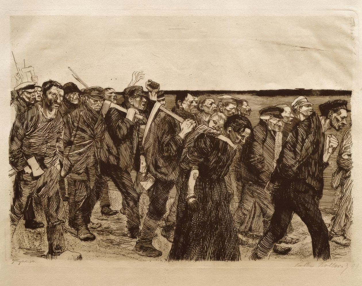 Weaver vonat alkotó: Käthe Kollwitz