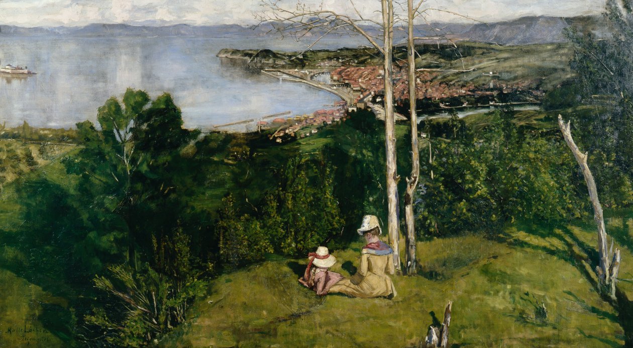 Kilátás Trondheimre alkotó: Kalle (1865 93) Lochen