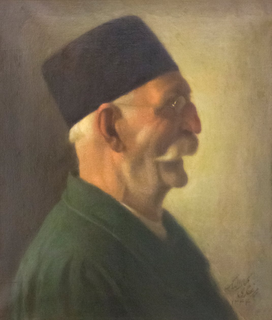 Önarckép, Kamal-ol-Molk, olaj, vászon, képzőművészeti múzeum, Sa