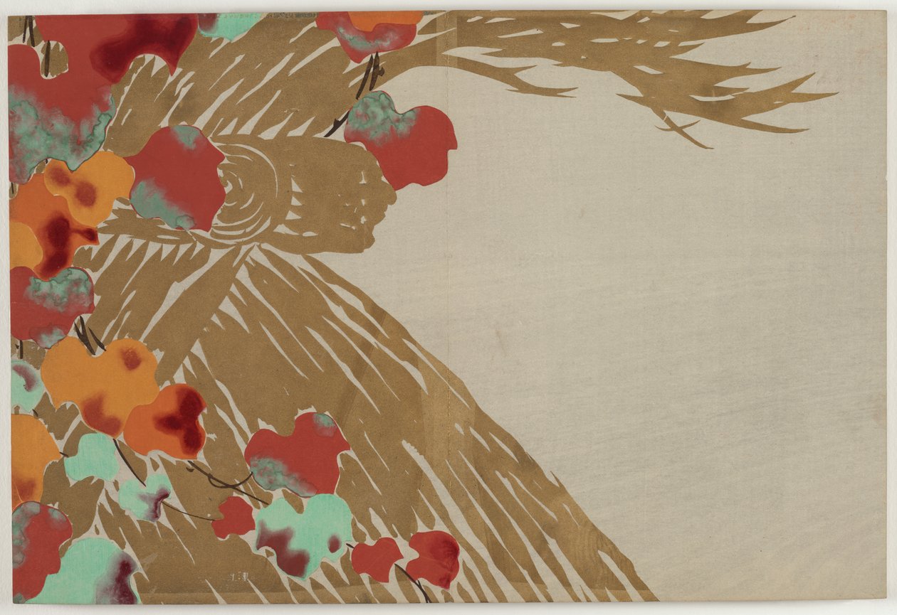 Flowers of a Hundred Worlds (Momoyogusa): Ivy (Tsuta) alkotó: Kamisaka Sekka
