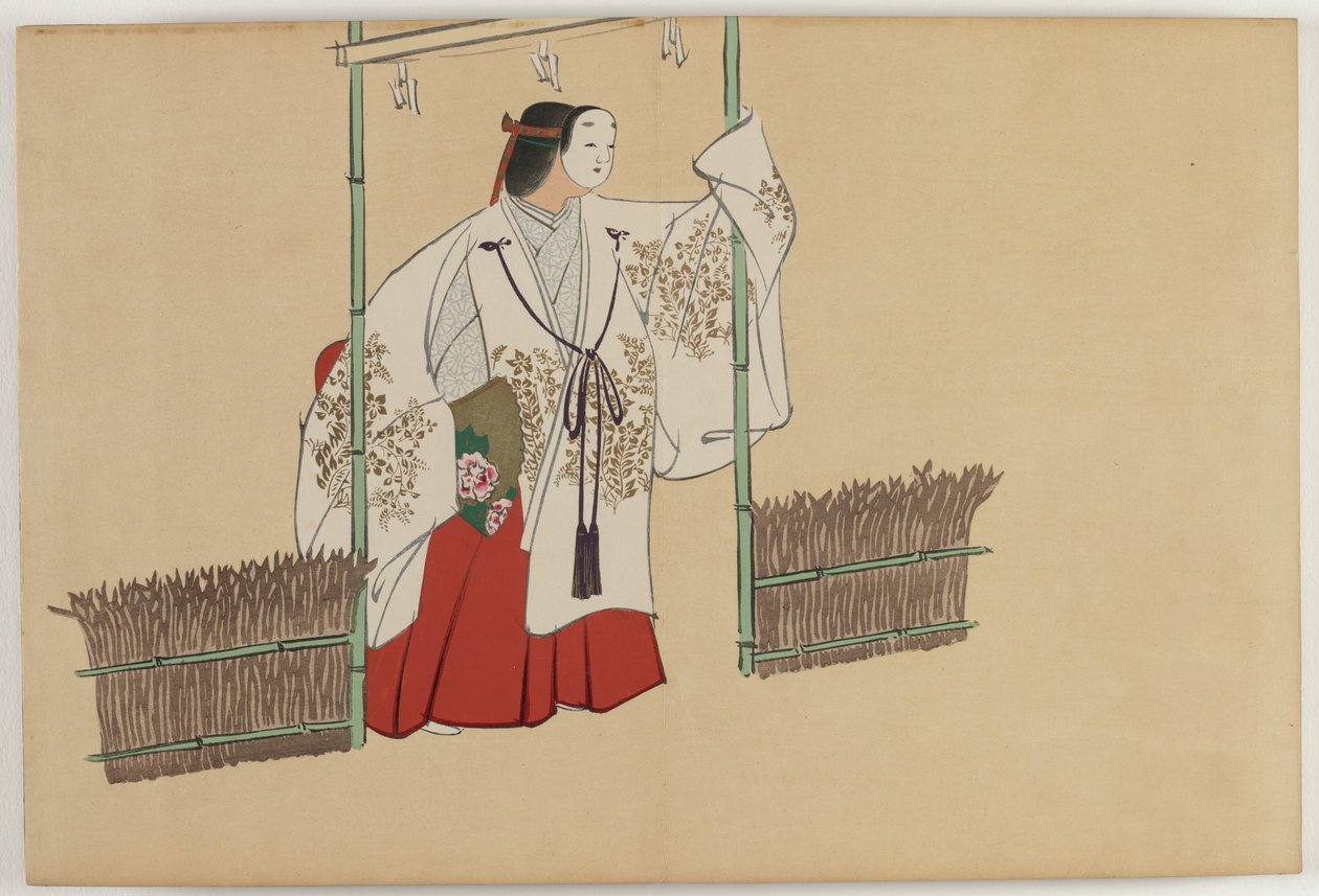 Száz világ virágai (Momoyogusa): Nonomiya (Nonomiya) alkotó: Kamisaka Sekka