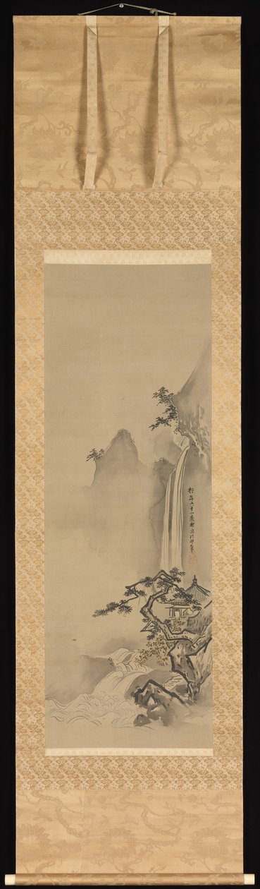 Nyári táj, 1662. alkotó: Kanō Tan’yū