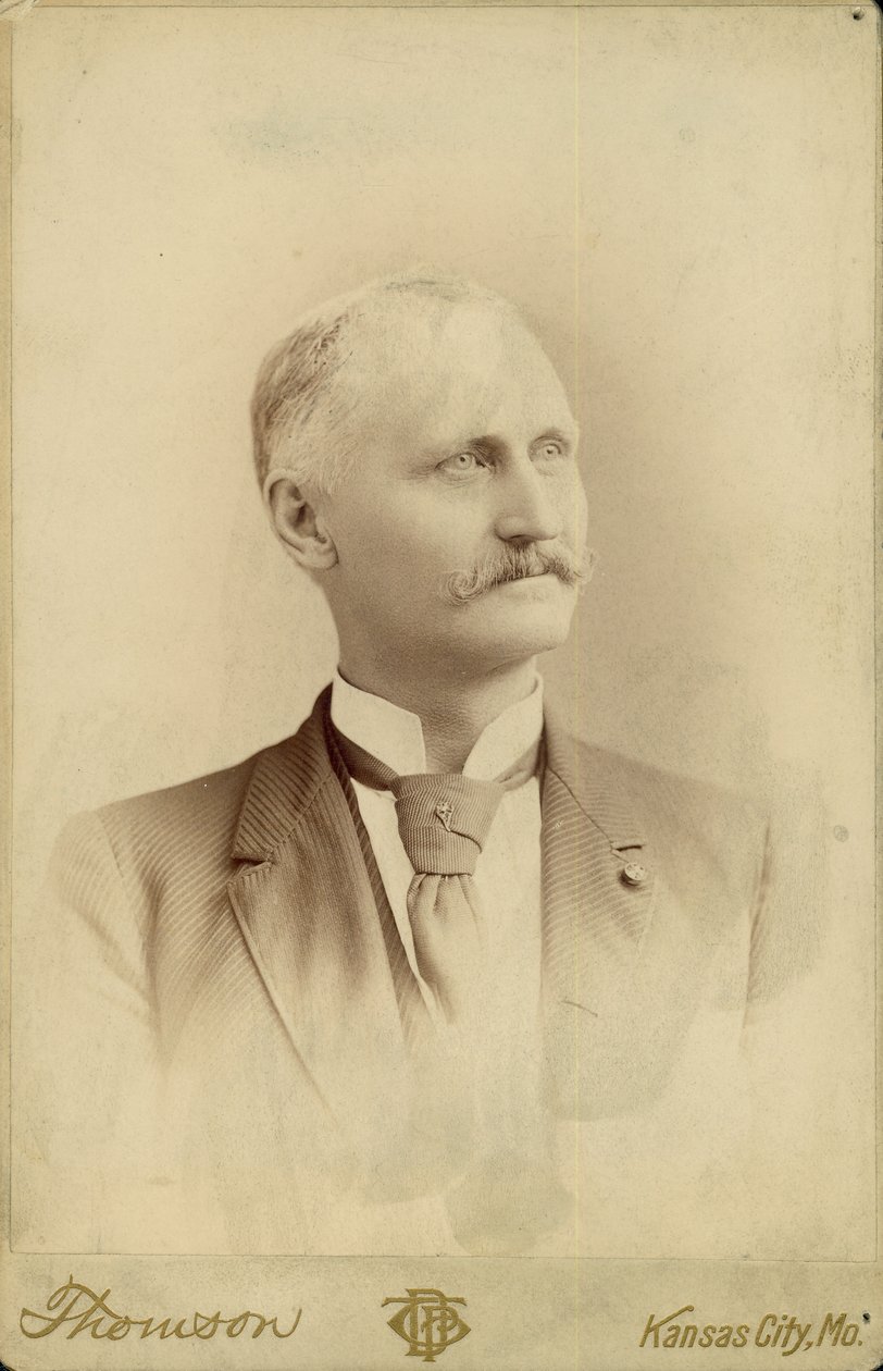 Lamdin E. Irwin, 1. hadnagy és adjutáns, 14. Missouri Lovasság (Unió) alkotó: Kansas City Thomson