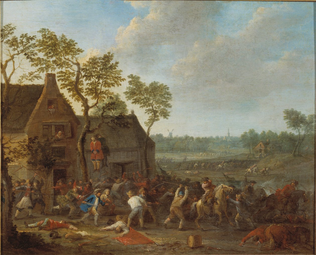 Farmrablás, c. 1710. alkotó: Karel Breydel
