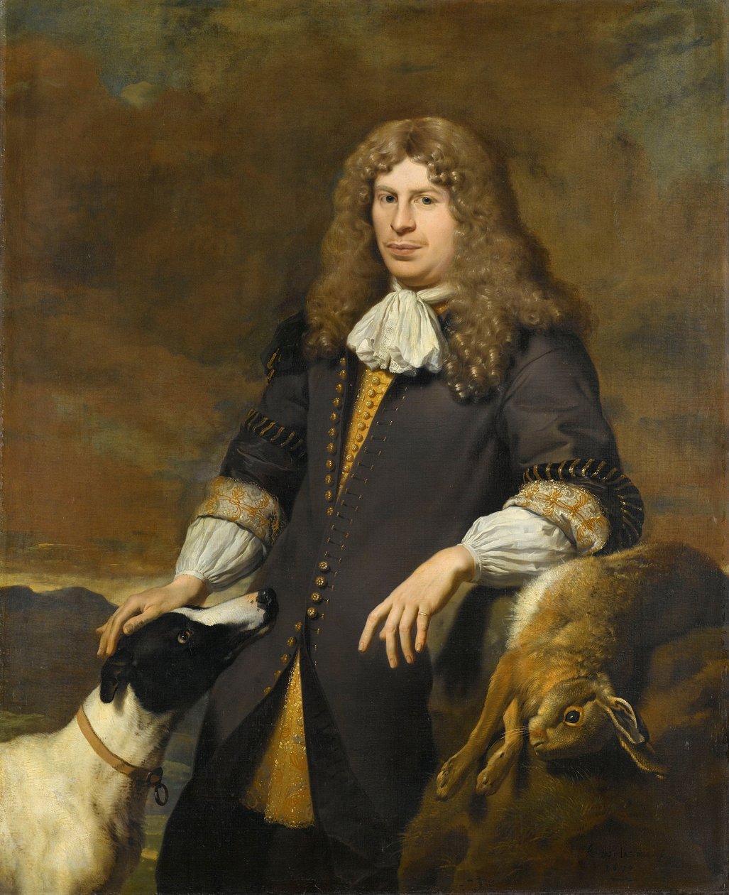 Egy férfi portréja, valószínűleg Jacob de Graeff, Amszterdam tisztviselője 1672-ben alkotó: Karel Du Jardin