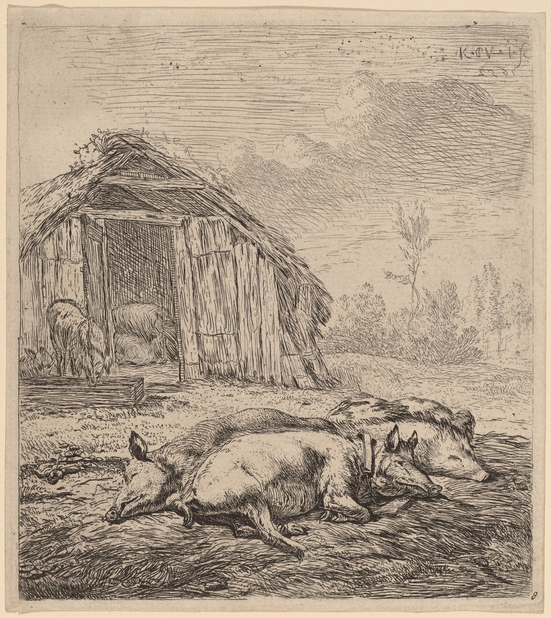 Három disznó alkotó: Karel Dujardin