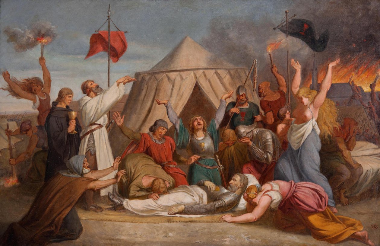Zizka János halála, c. 1850 alkotó: Karel Javurek