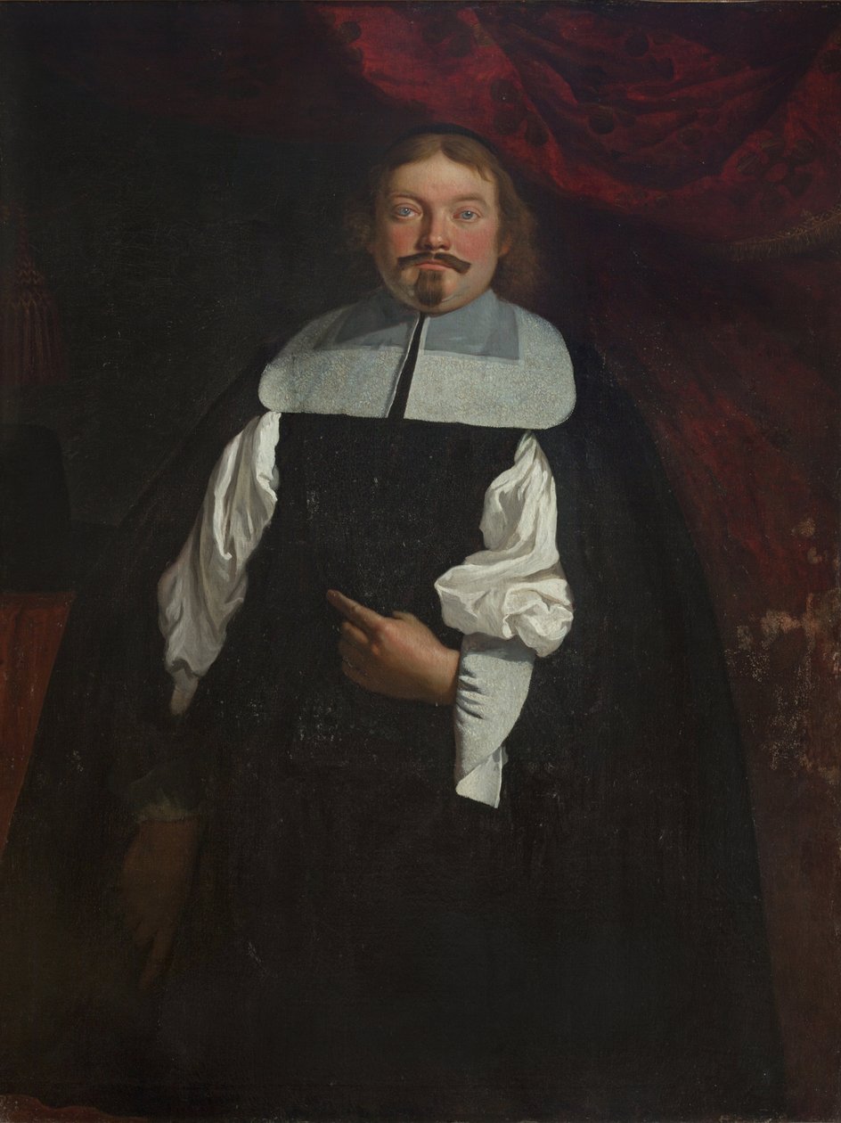 Humprecht Jan Czernin chudenicei gróf portréja (1628-1682) - Karel Skreta (1610-1674). Olajfestmény alkotó: Karel Škréta