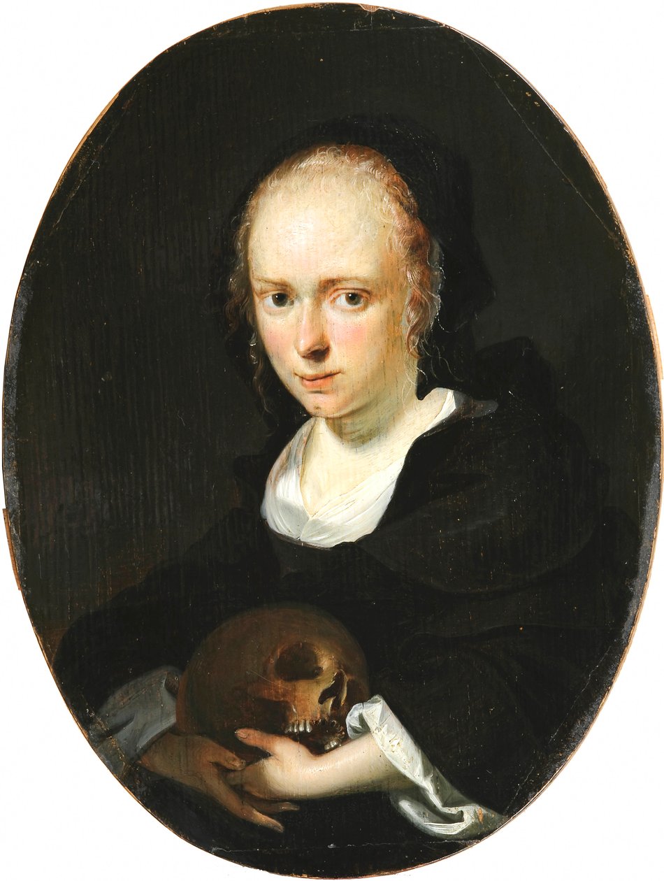 Cornelia Bouwers, a művész feleségének portréja alkotó: Karel Slabbaert