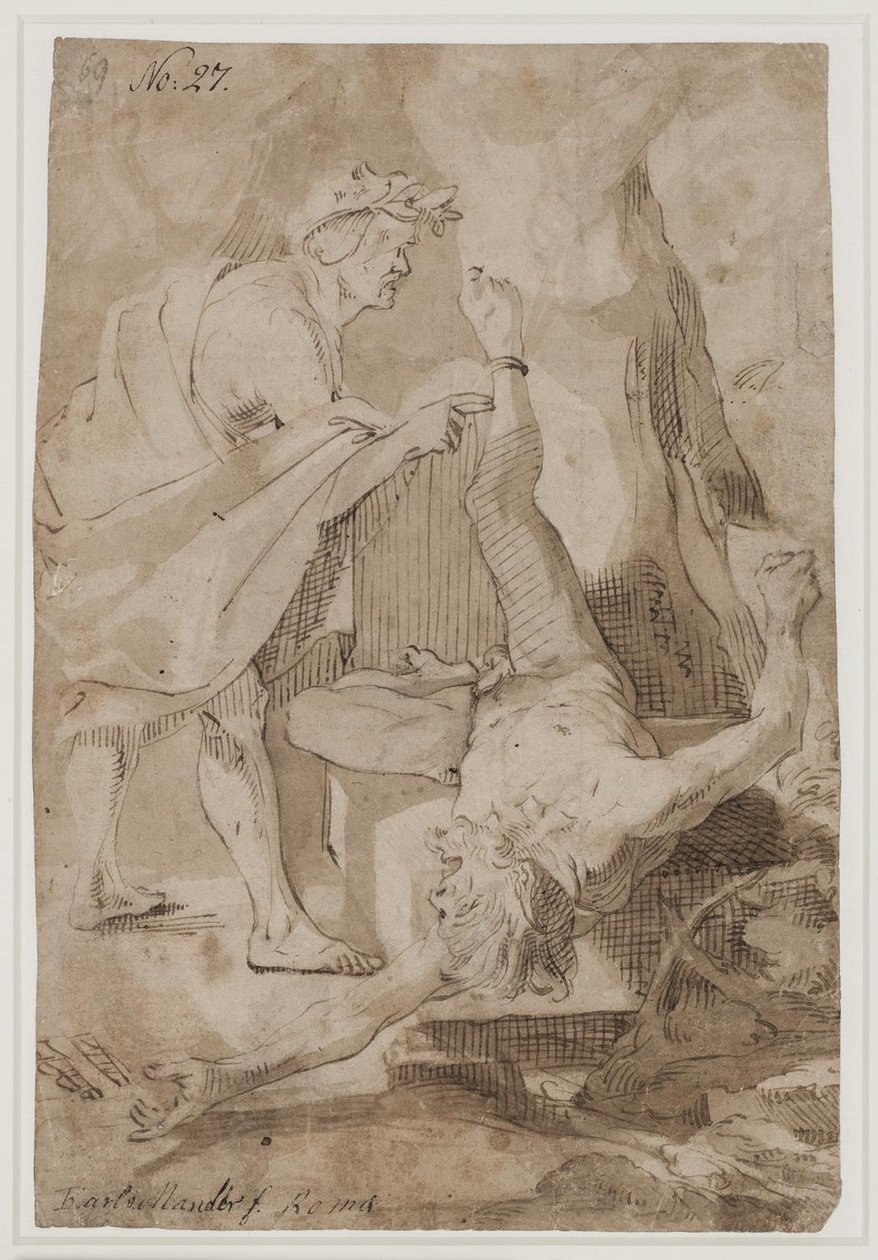 Apollo megnyúzza Marsyast alkotó: Karel van III Mander