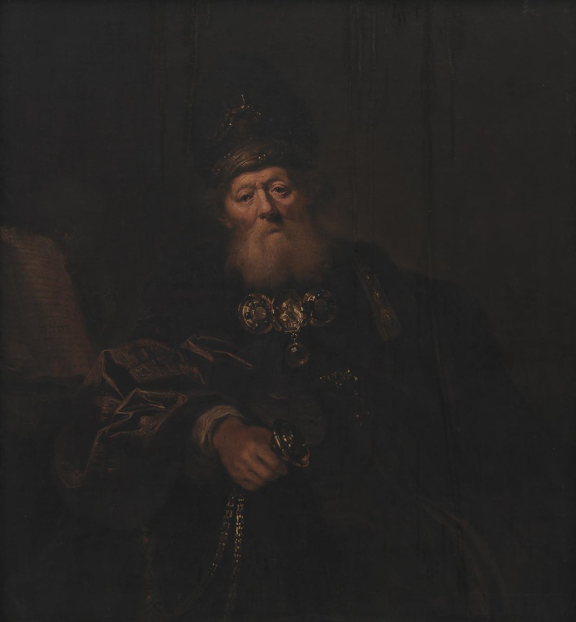Áron főpapként alkotó: Karel van III Mander