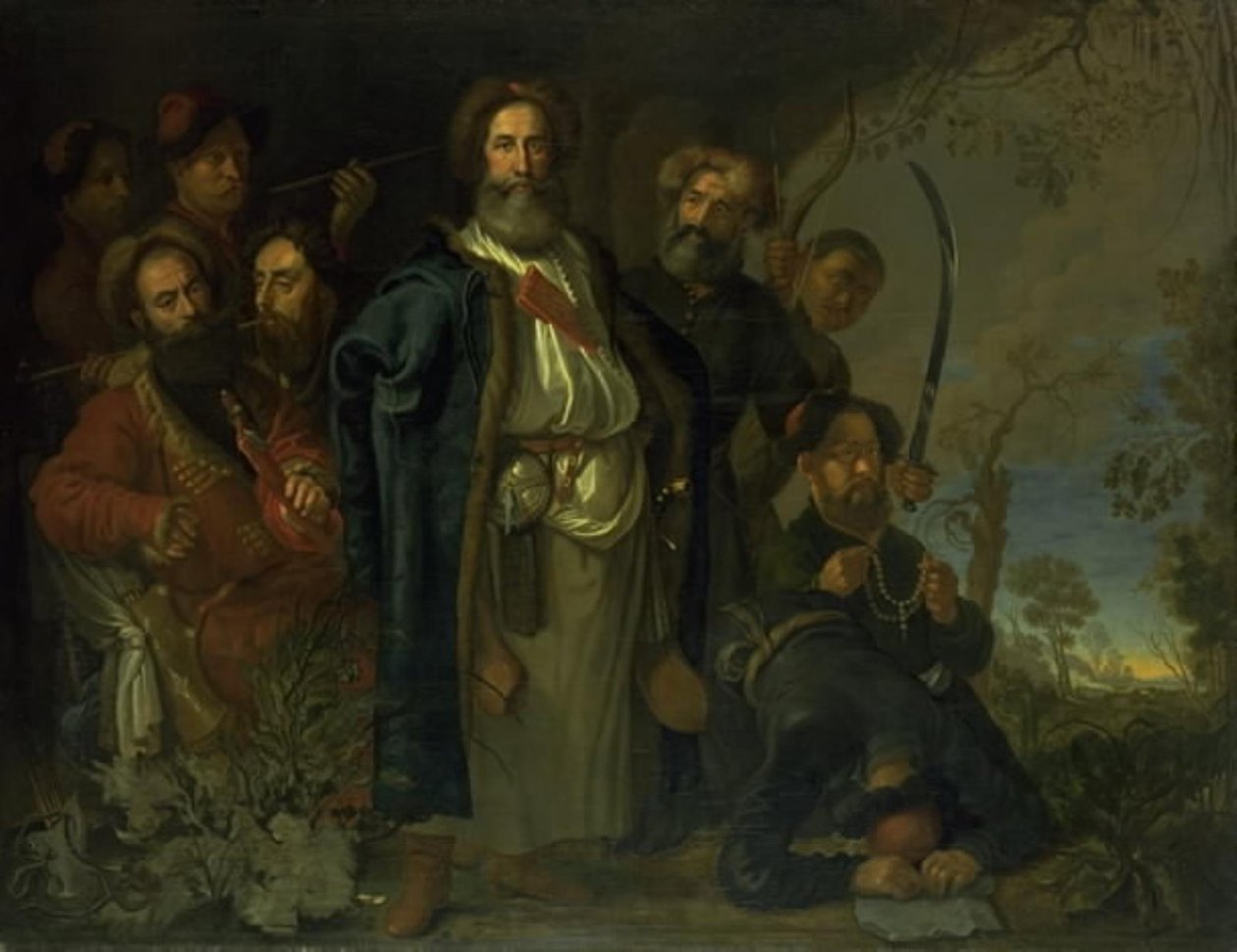 Tatár delegáció Koppenhágába látogat alkotó: Karel van III Mander