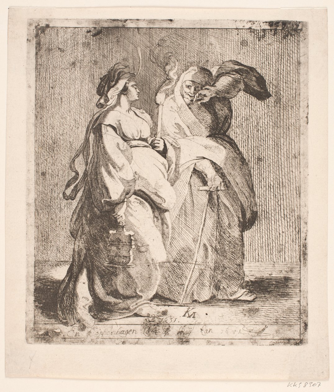 Judit a szolgálójával alkotó: Karel van III Mander