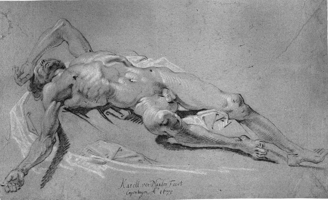 Hazug férfi modell alkotó: Karel van III Mander