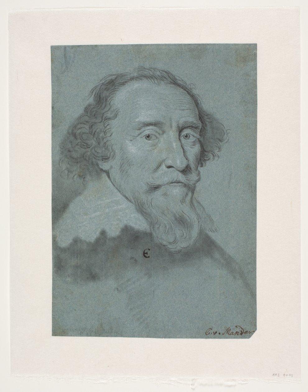 Férfi portré. Henrik, Bergh grófja. alkotó: Karel van III Mander