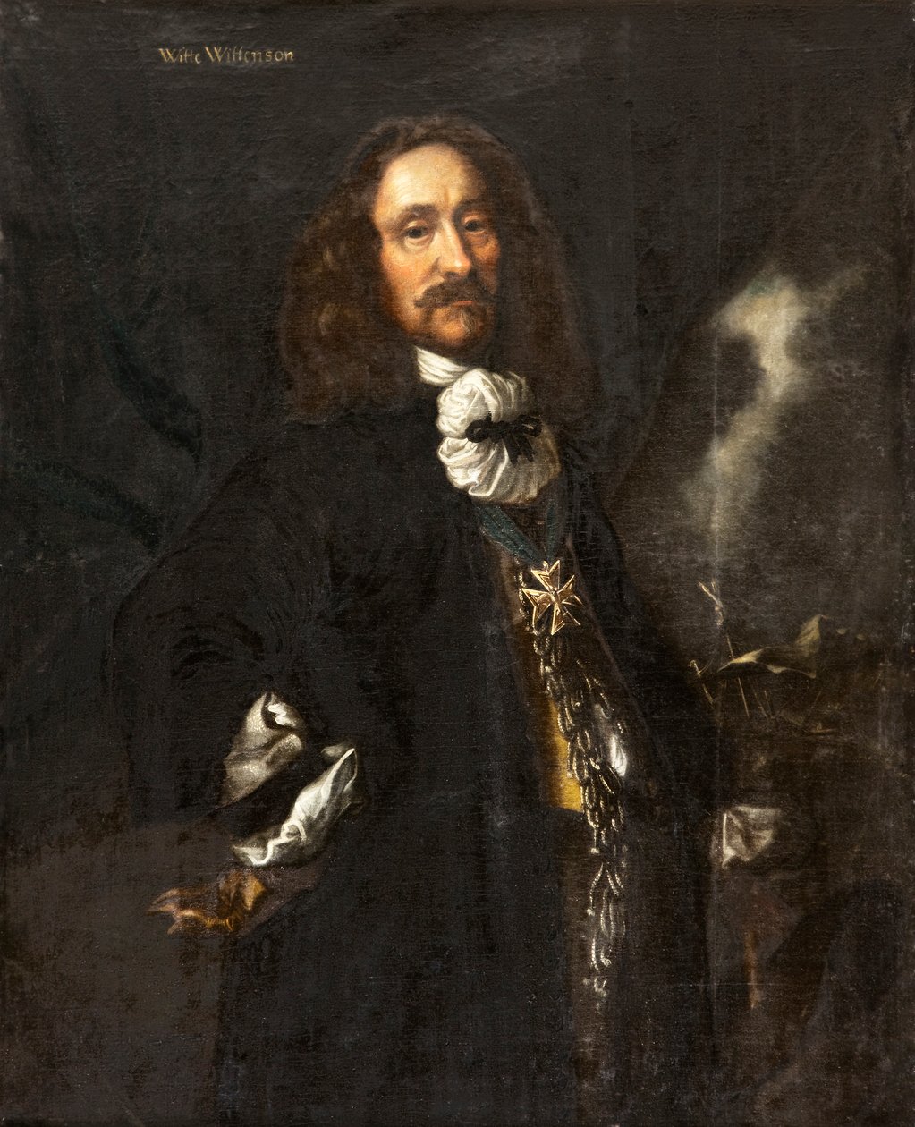 Witte Corneliszoon de With admirális portréja 1599-1658, kb. 1657-1658. alkotó: Karel van Mander III