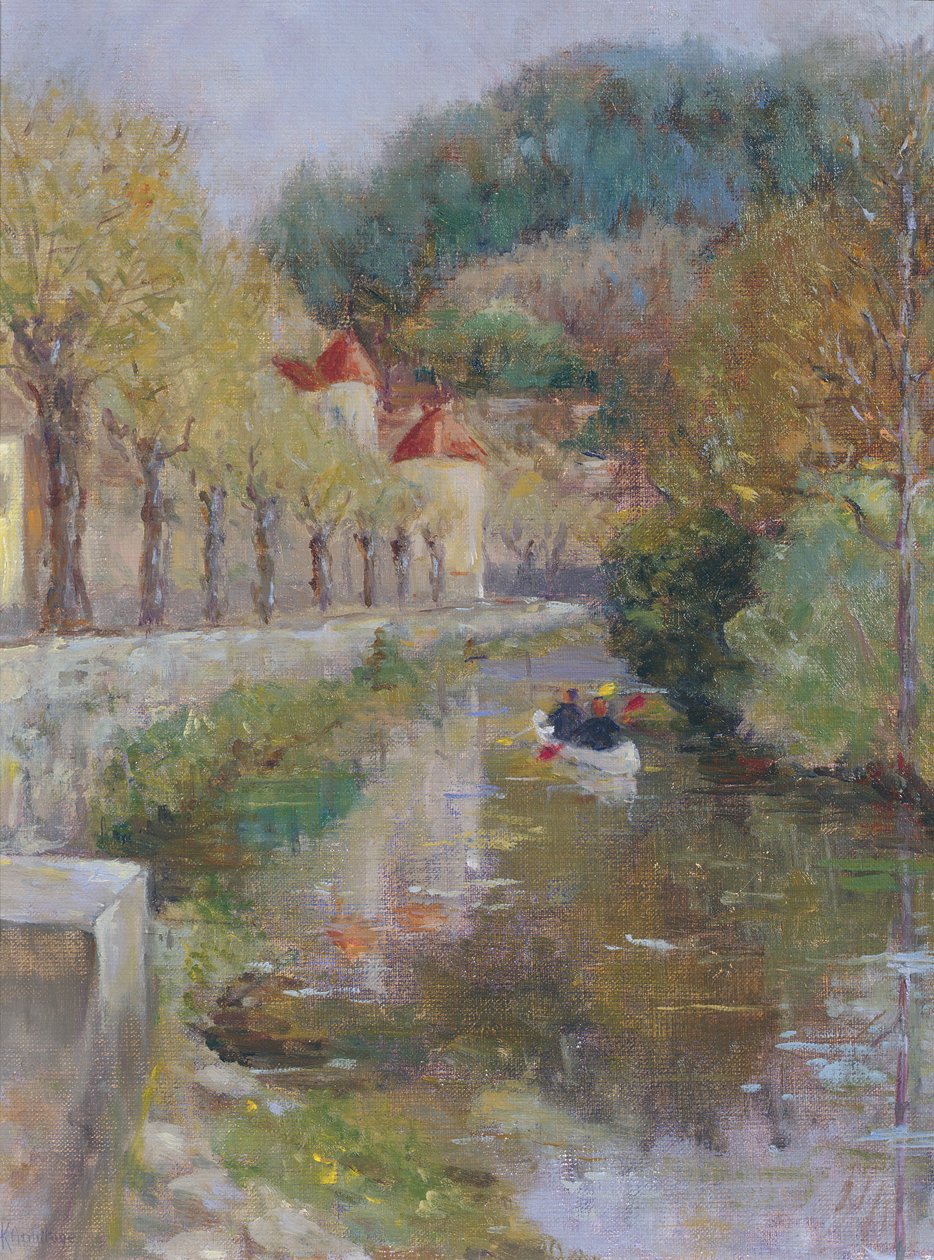 Noyers-i csatorna, Burgundia, 2002 alkotó: Karen Armitage