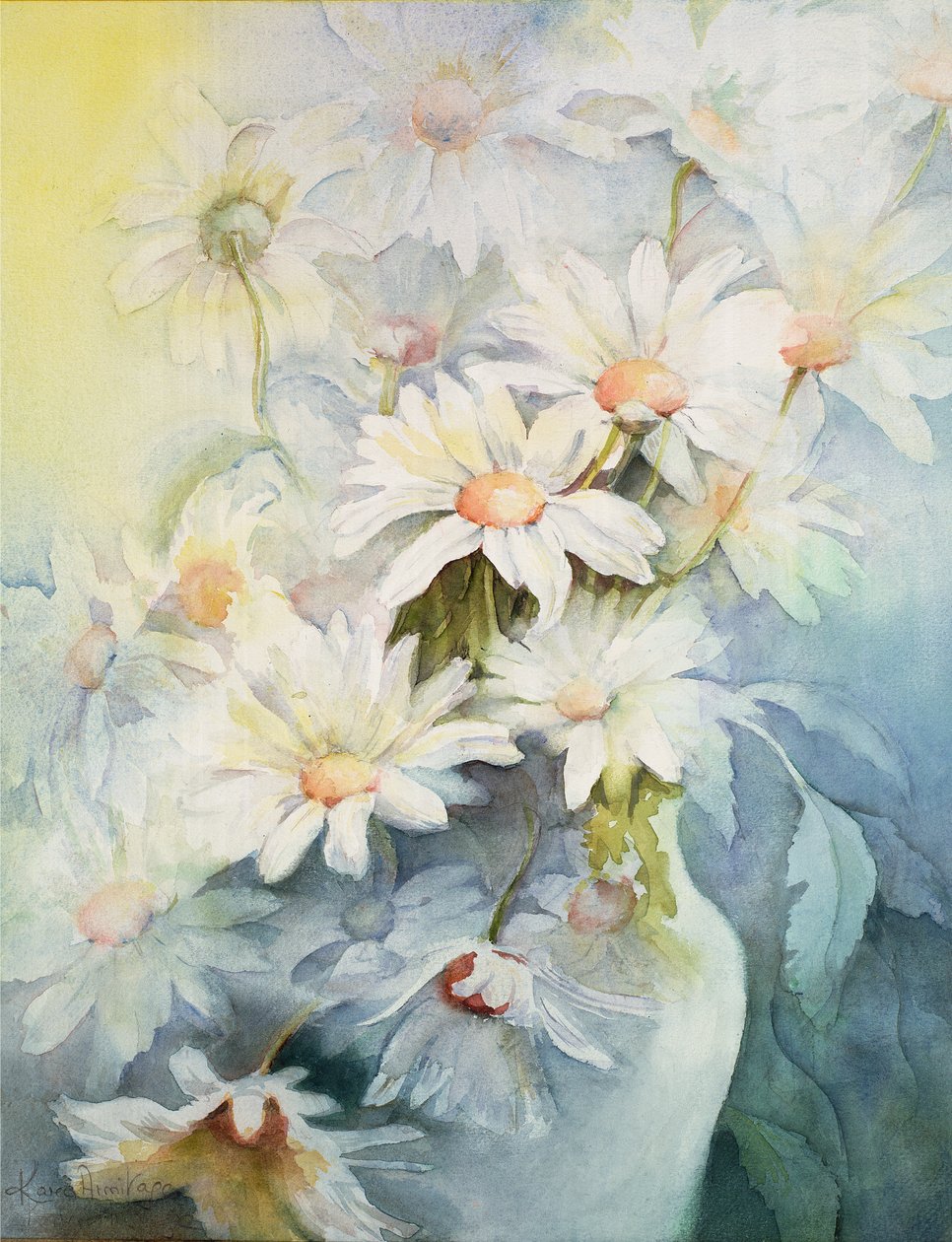 Krizantém, hósapka alkotó: Karen Armitage