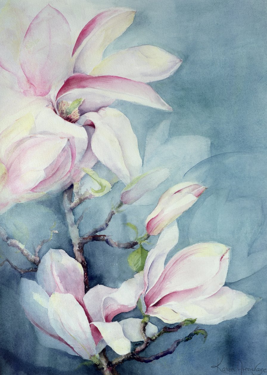 Magnolia Soulangeana (függőleges) alkotó: Karen Armitage