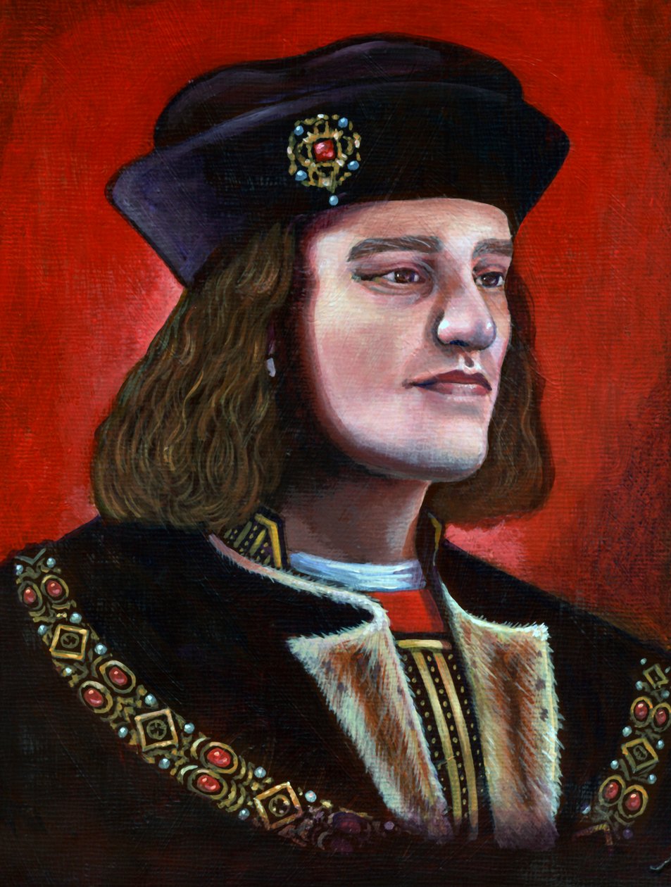 III. Richárd király kortárs festészete 1452-1485, 2013 alkotó: Karen Humpage